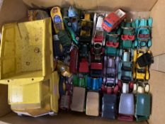 Quantity of diecast model cars and vehicles.