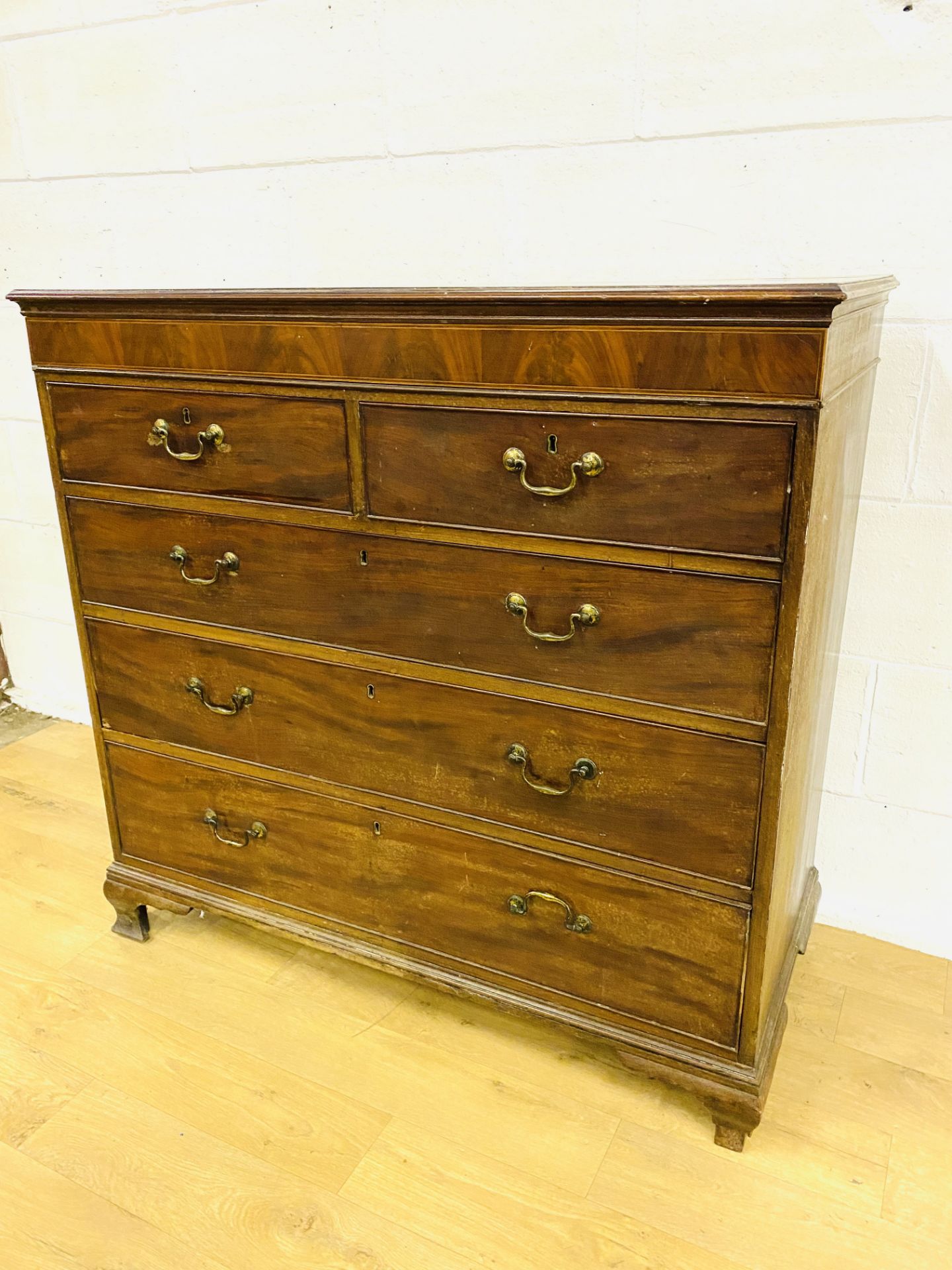 Mahogany chest of drawers - Image 4 of 7