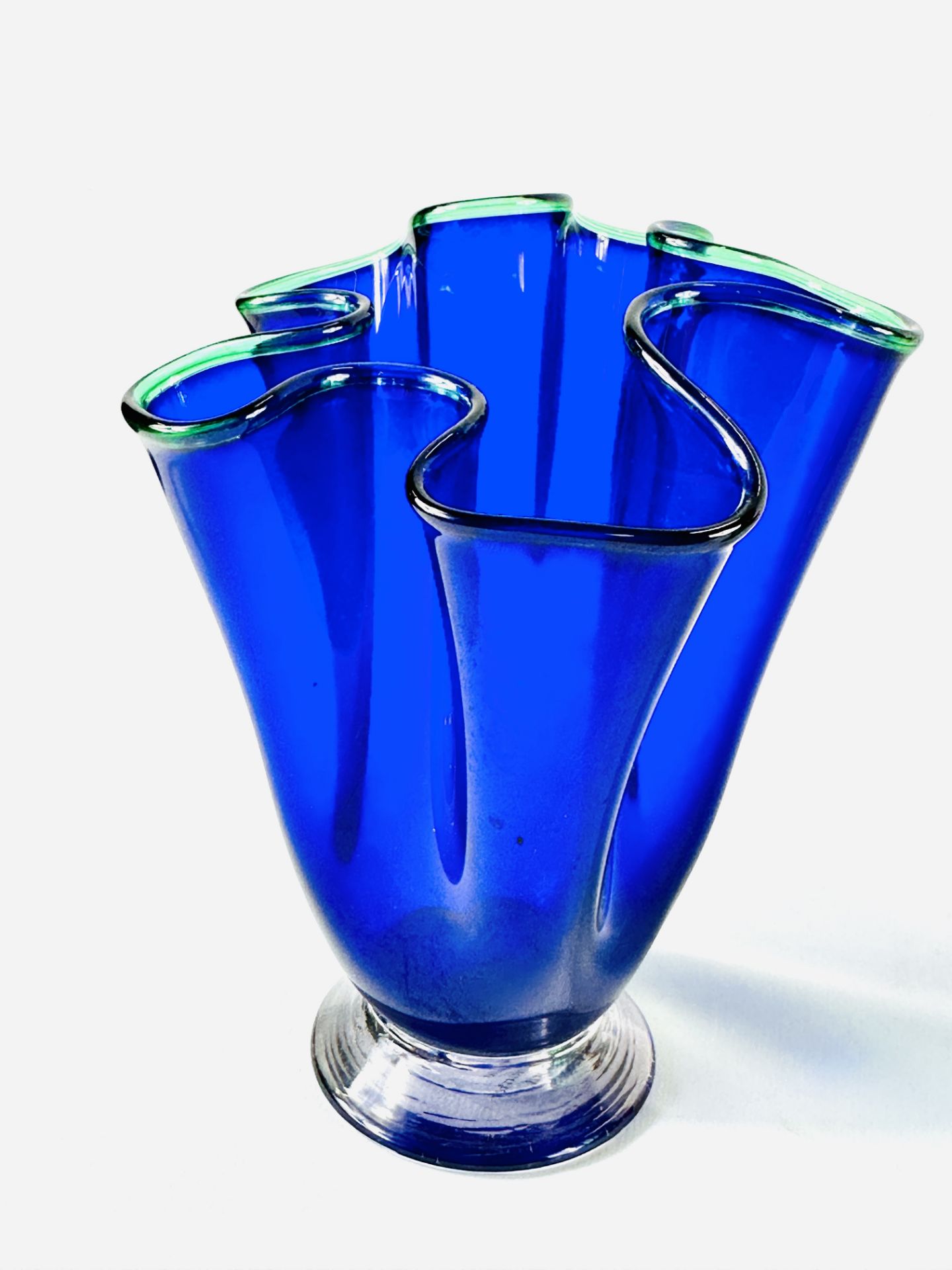 Four art glass vases signed by Mike Hunter - Bild 5 aus 5