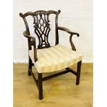 19th century open armchair