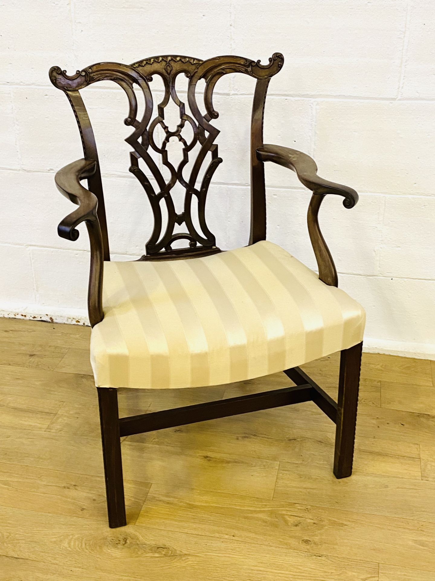 19th century open armchair - Image 2 of 5