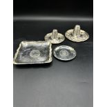 Quantity of South American silver items