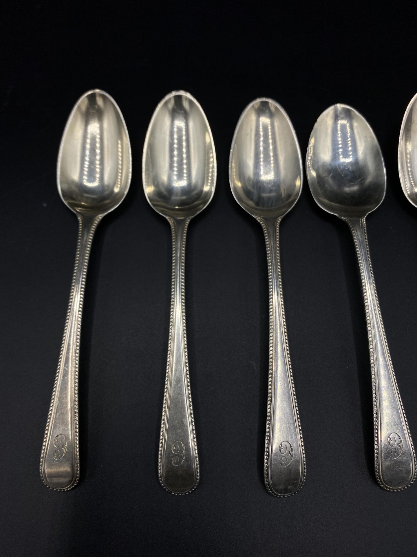 Six silver coffee spoons, 1785 - Image 2 of 4