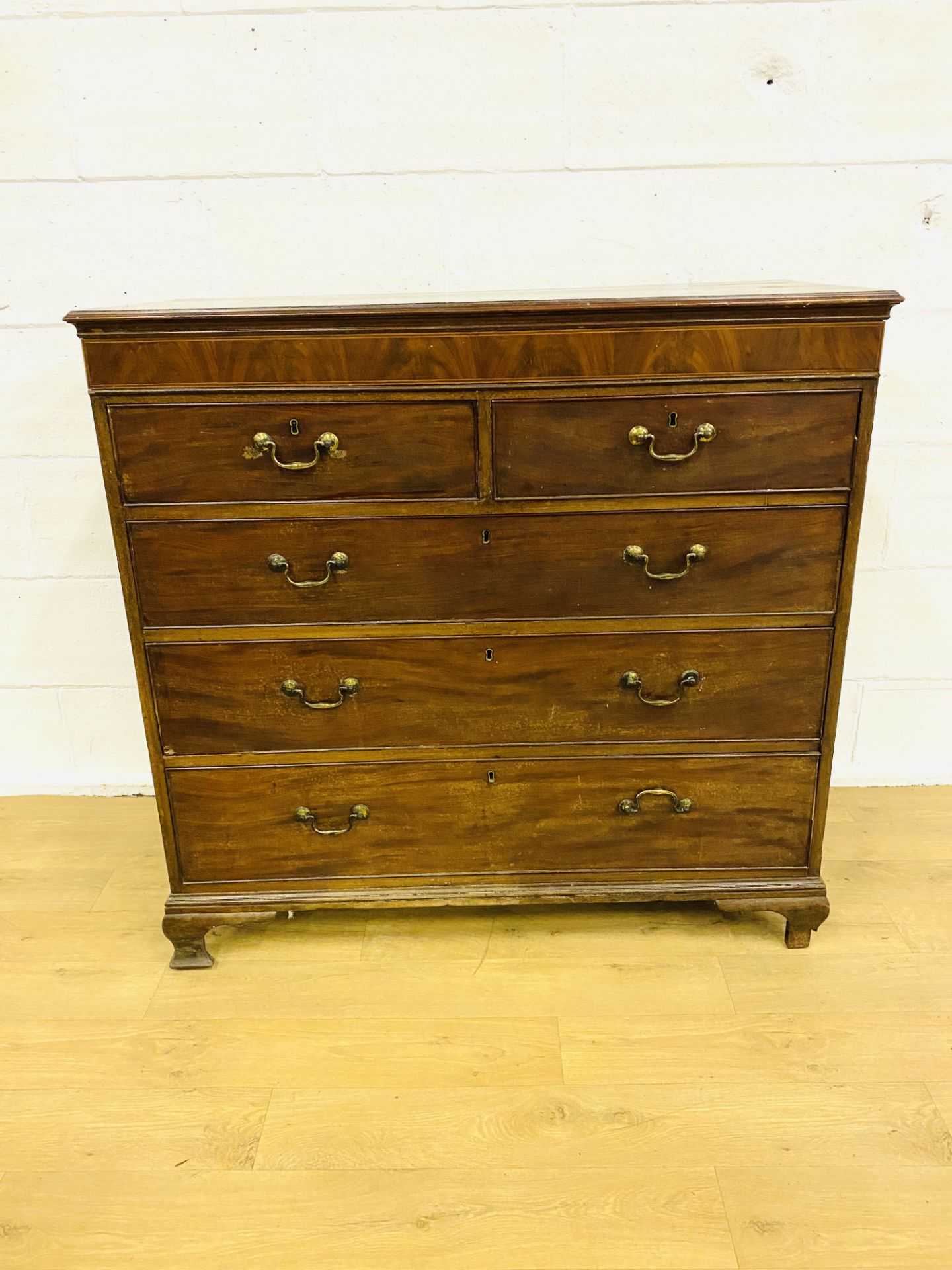 Mahogany chest of drawers - Image 3 of 7