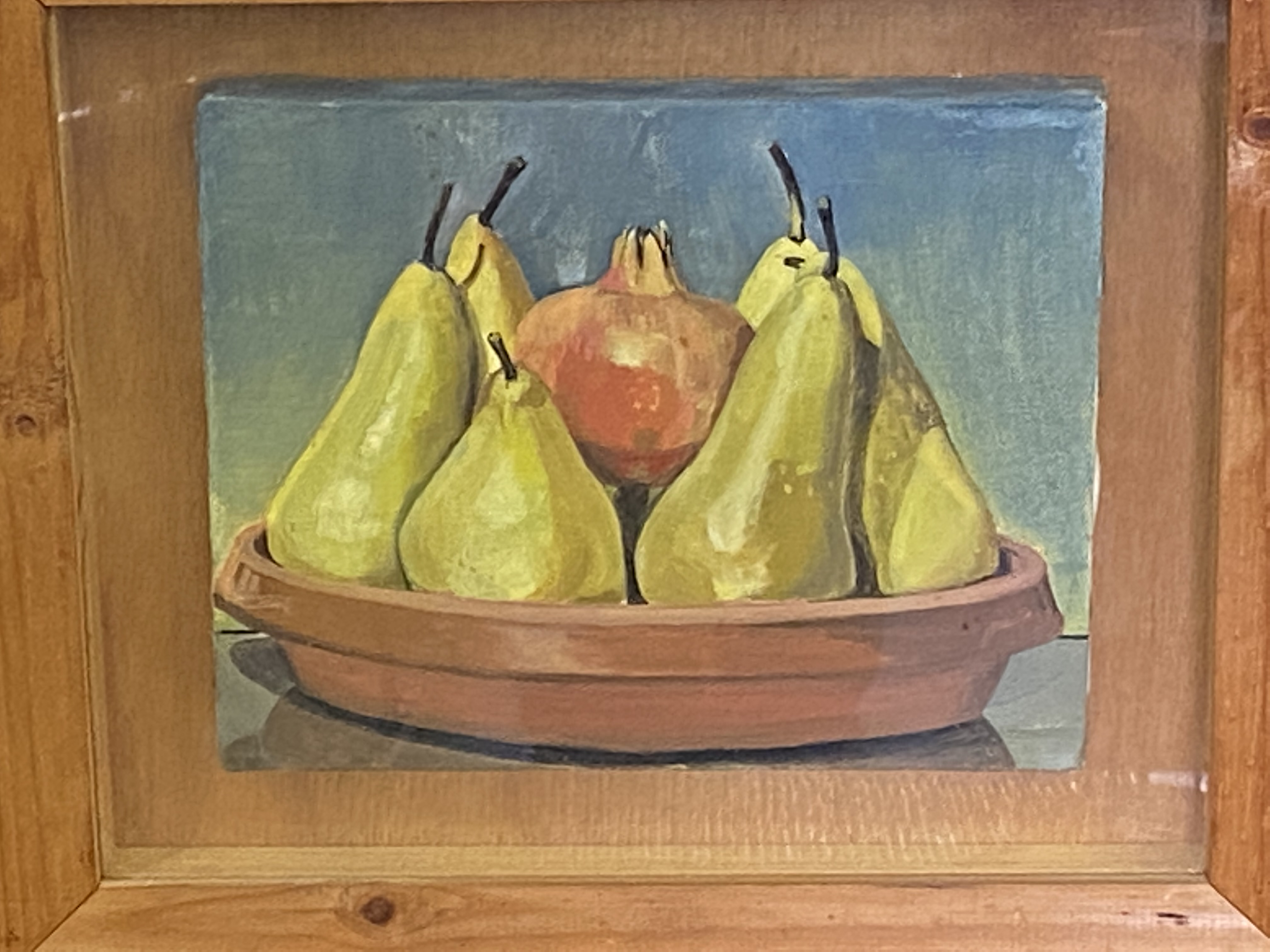 Framed and glazed block canvas of fruit - Image 3 of 3