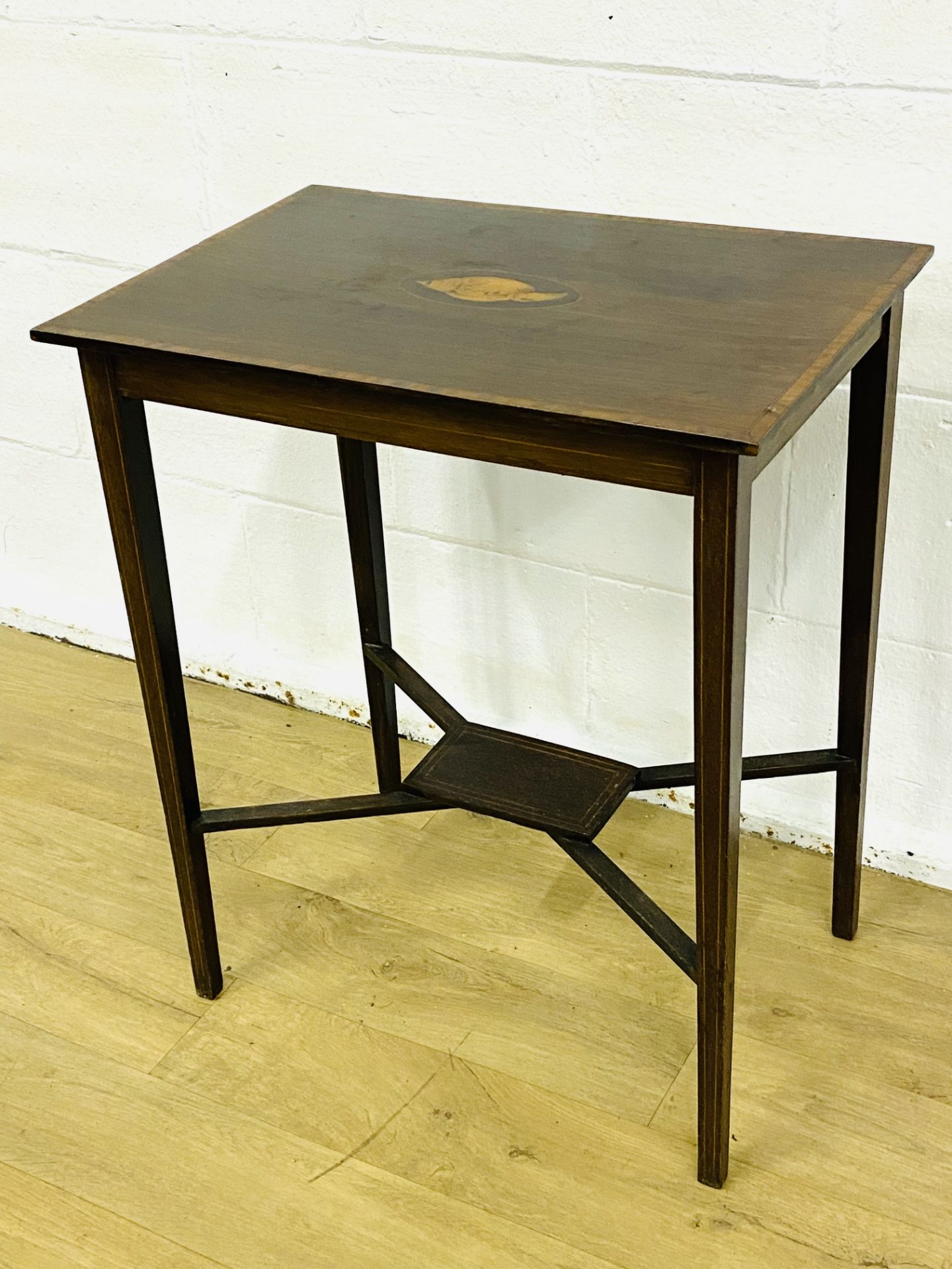 Mahogany display table - Image 5 of 5