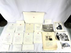 Quantity of Royal memorabilia to include letters