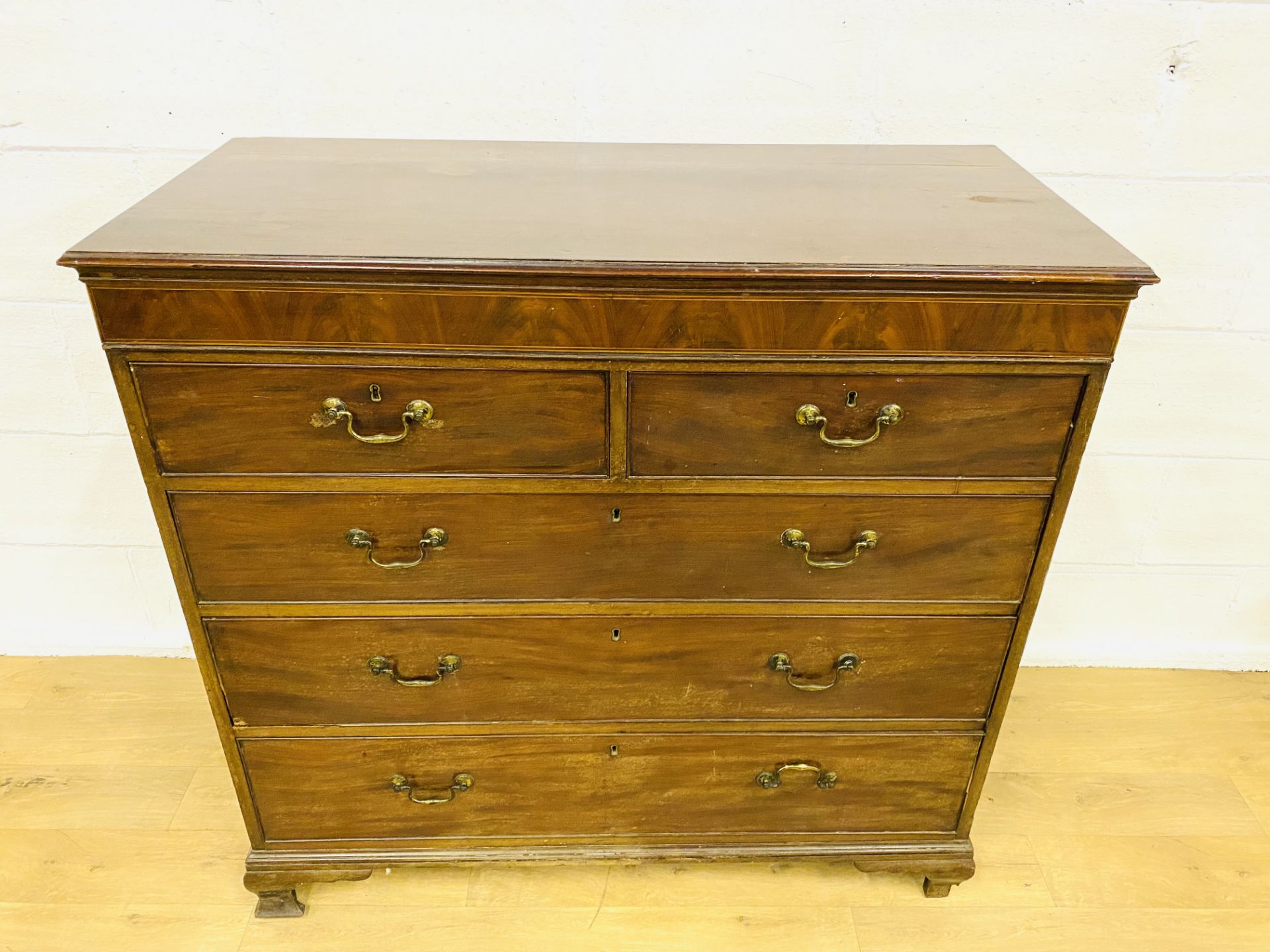 Mahogany chest of drawers - Image 2 of 7