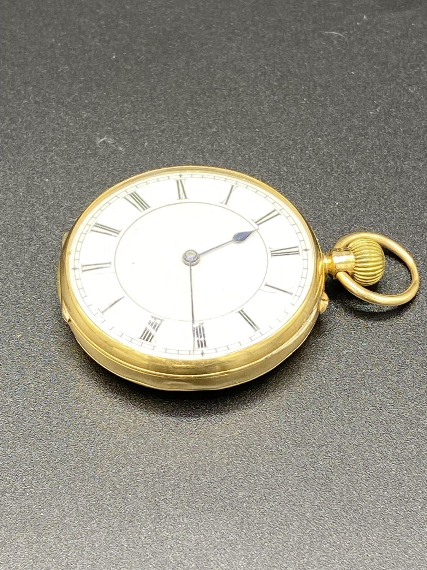 Gold coloured metal pocket watch - Image 2 of 5