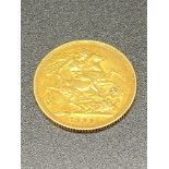 Queen Victoria gold sovereign, 1899