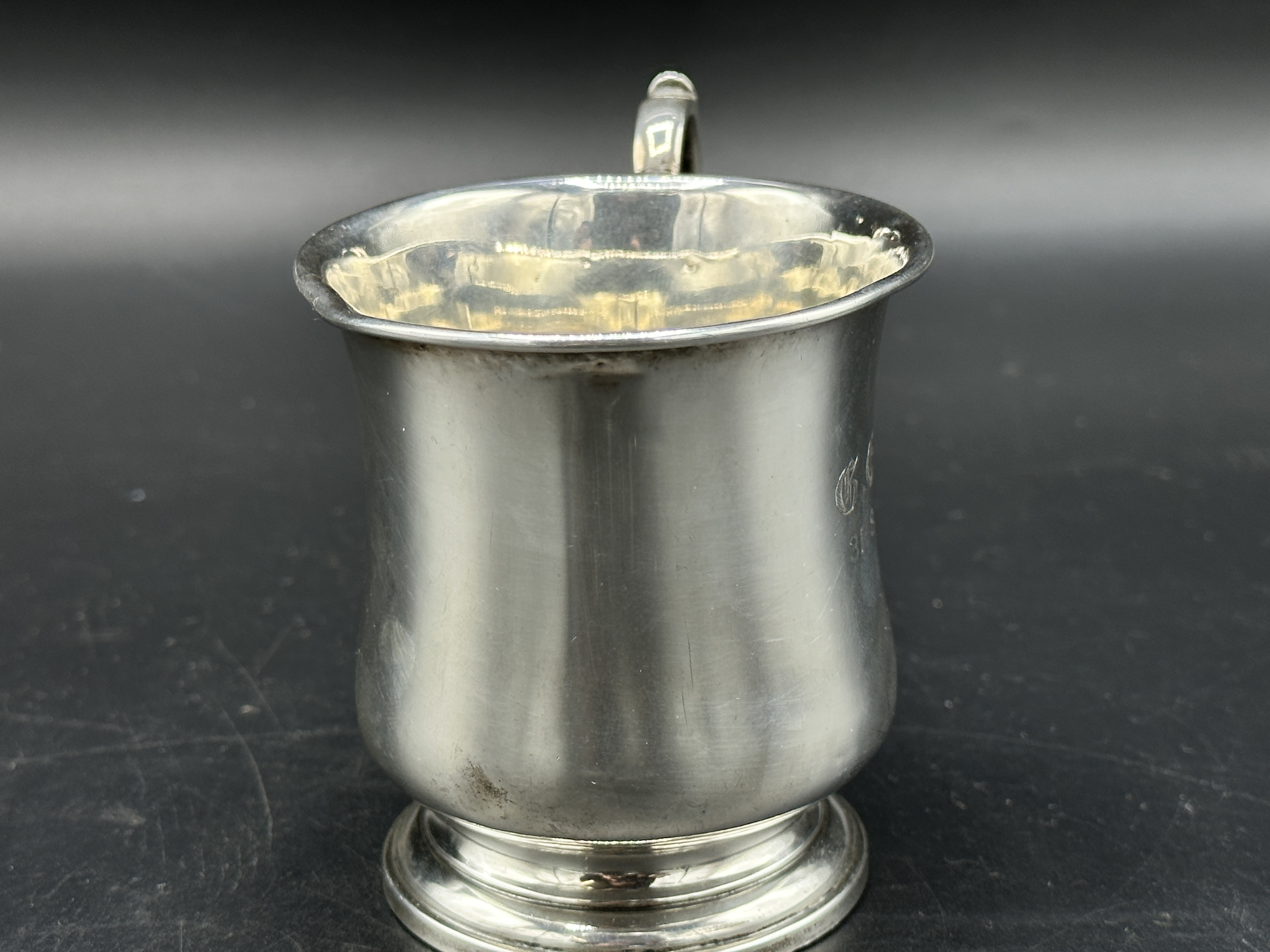 Silver Christening mug - Image 7 of 8