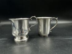 Silver Christening mug