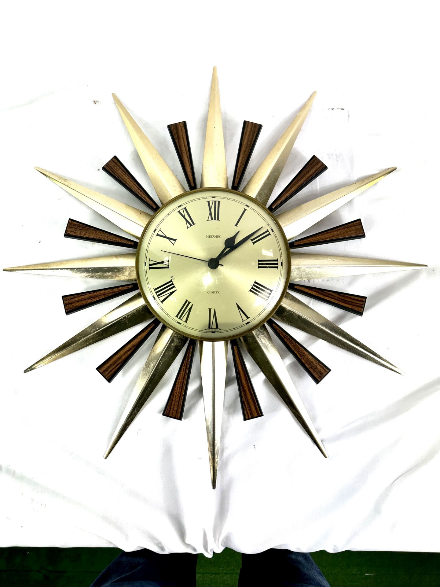 Metamec quartz clock - Image 2 of 5