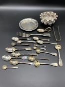 Quantity of hallmarked silver cutlery