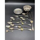 Quantity of hallmarked silver cutlery