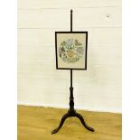 Victorian pole screen