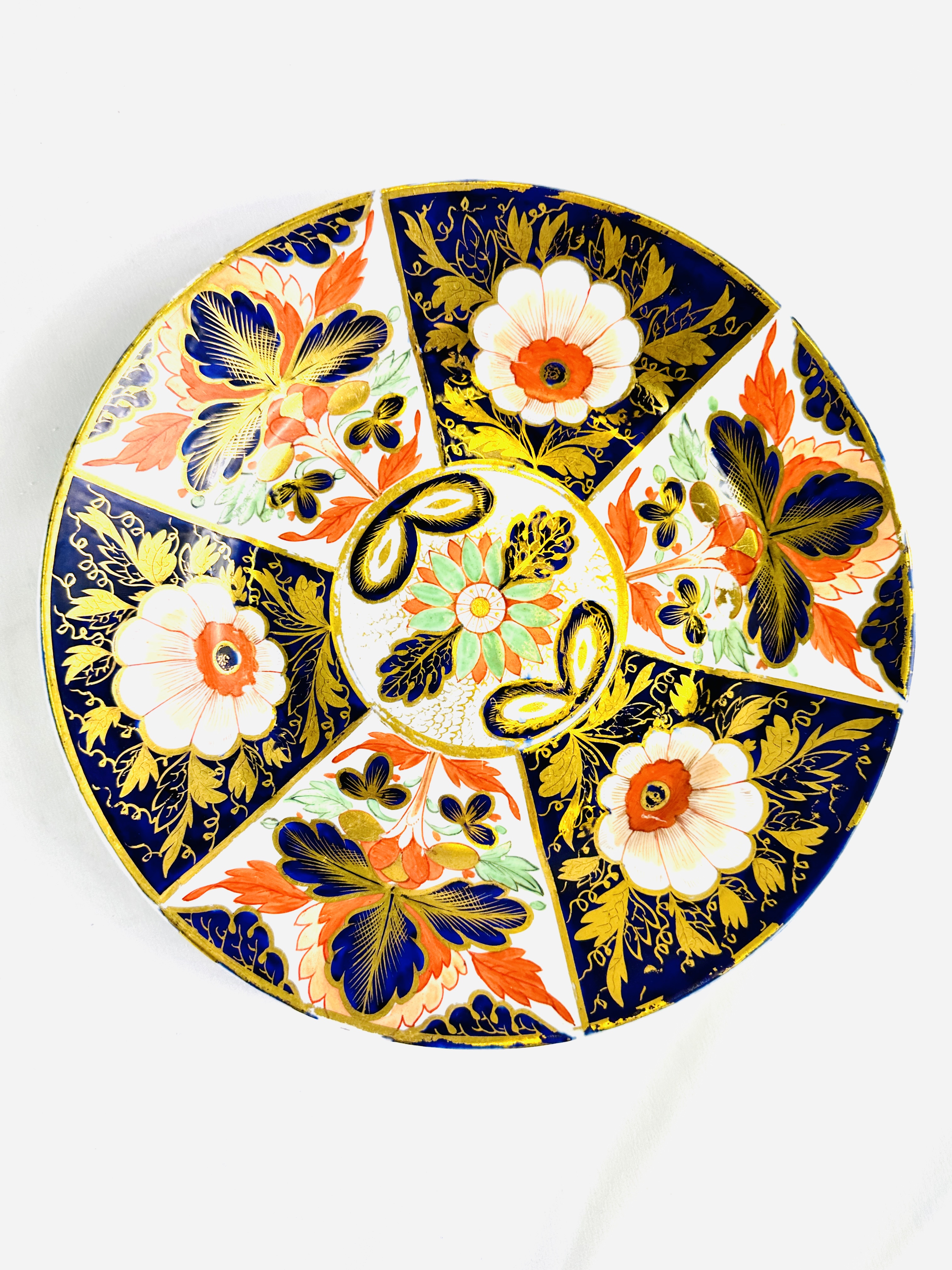 Six Royal Crown Derby plates together with a Royal Crown Derby trinket dish - Image 5 of 8