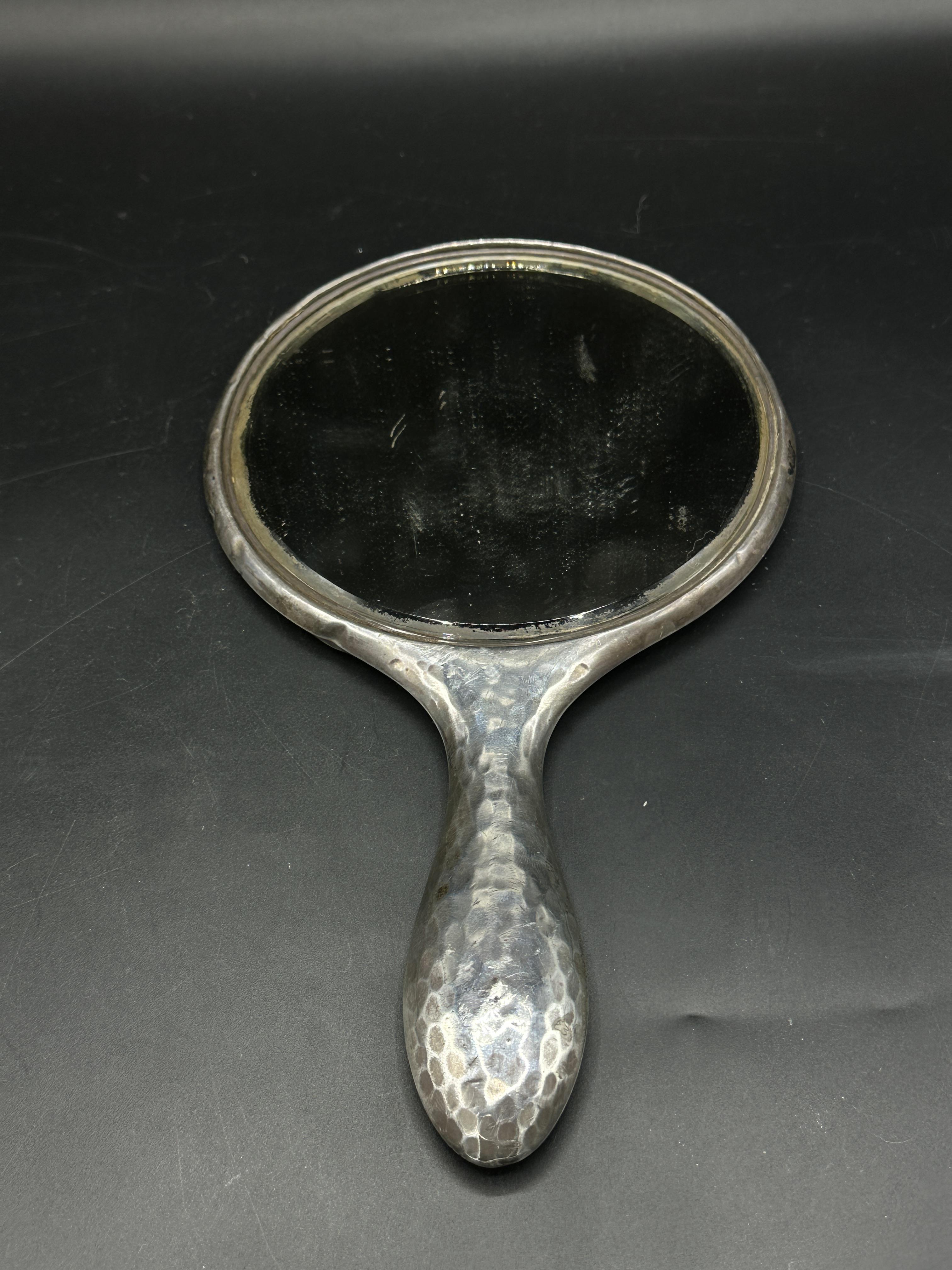 Two silver mirrors and silver backed brush - Image 8 of 9