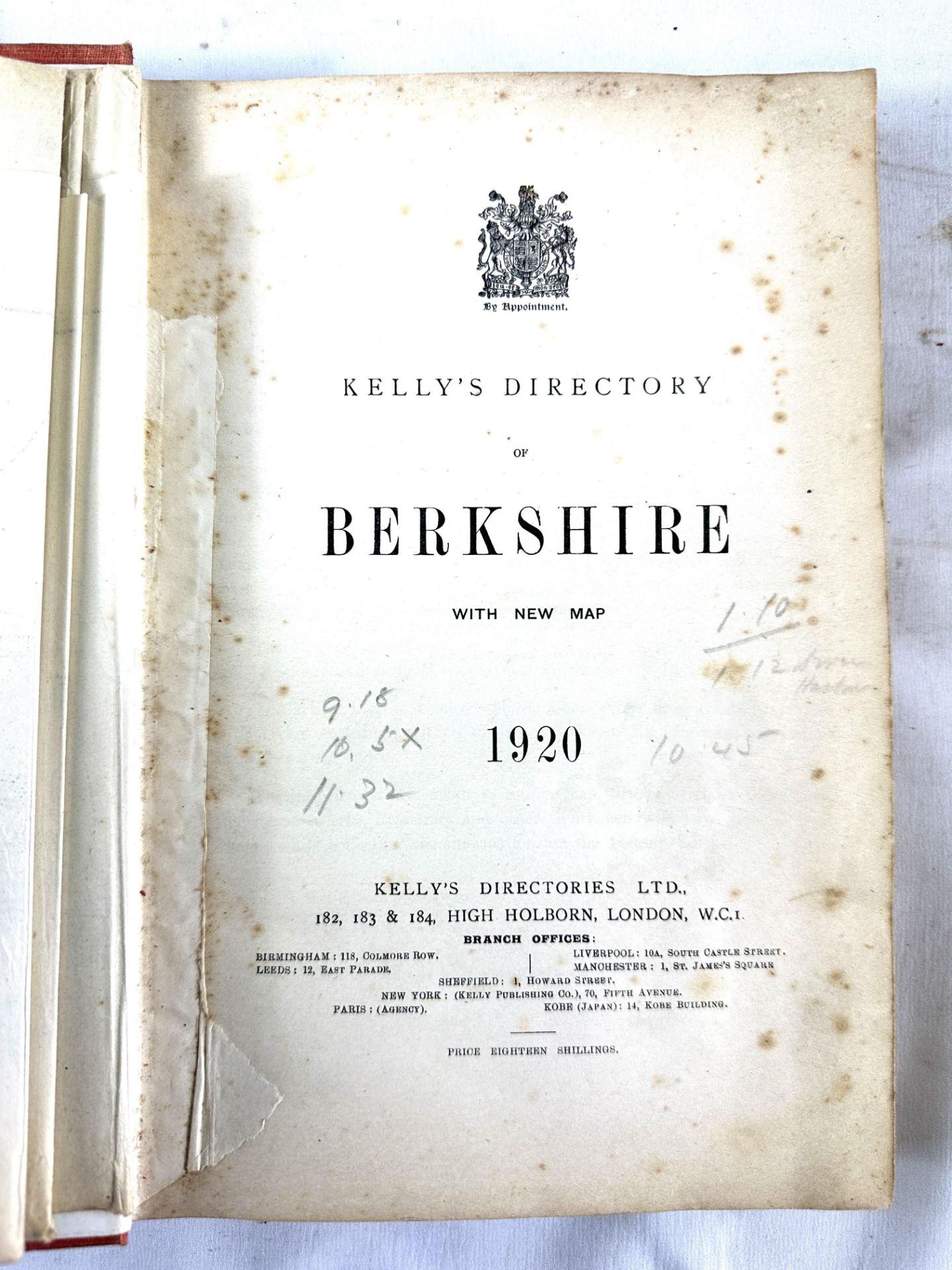 Kelly's Directory of Berkshire, 1920 and 1931 together with other books - Bild 7 aus 10