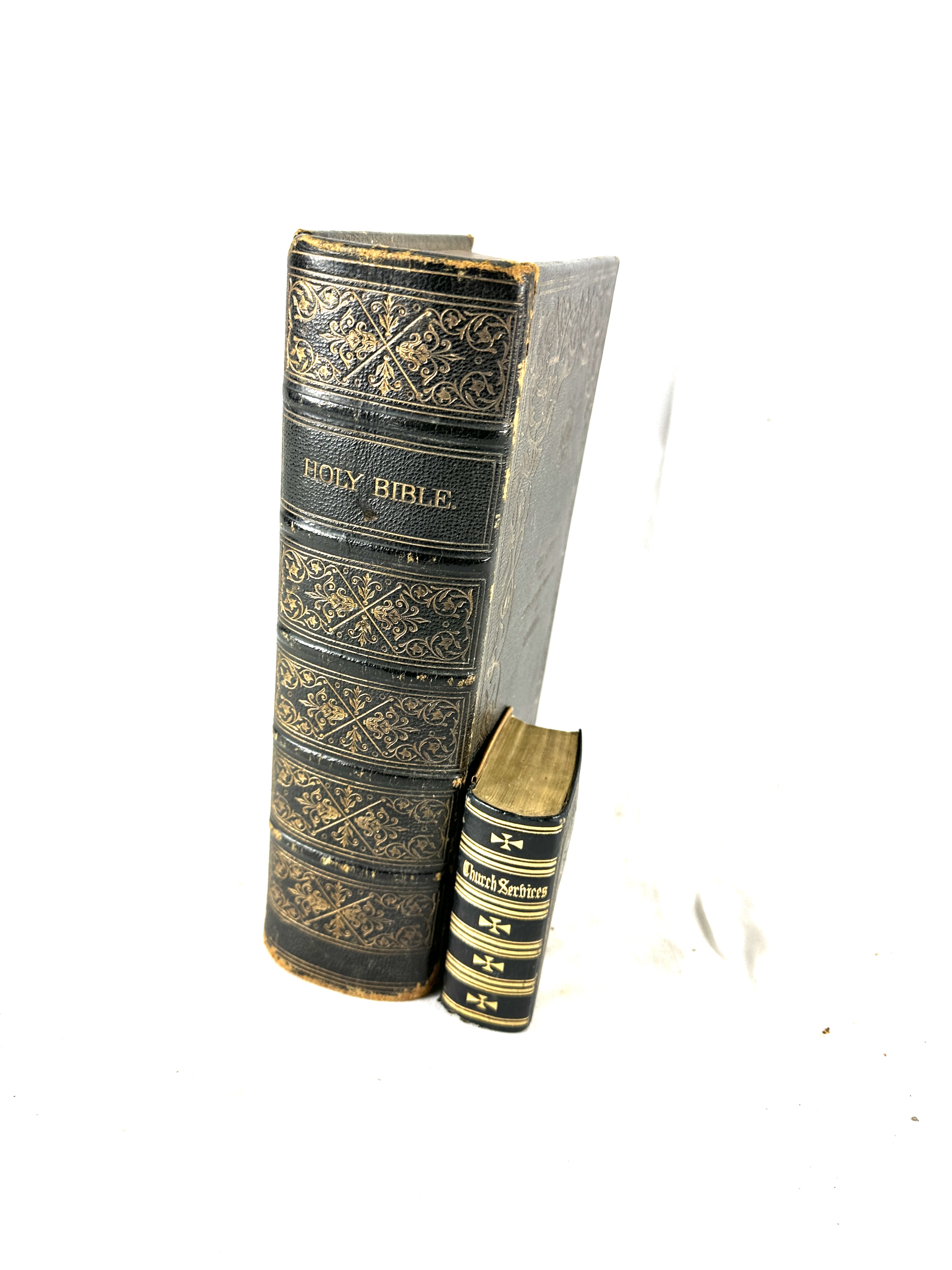 The Holy Bible, 1873; together with a small leather bound Book of Common Prayer - Image 4 of 5