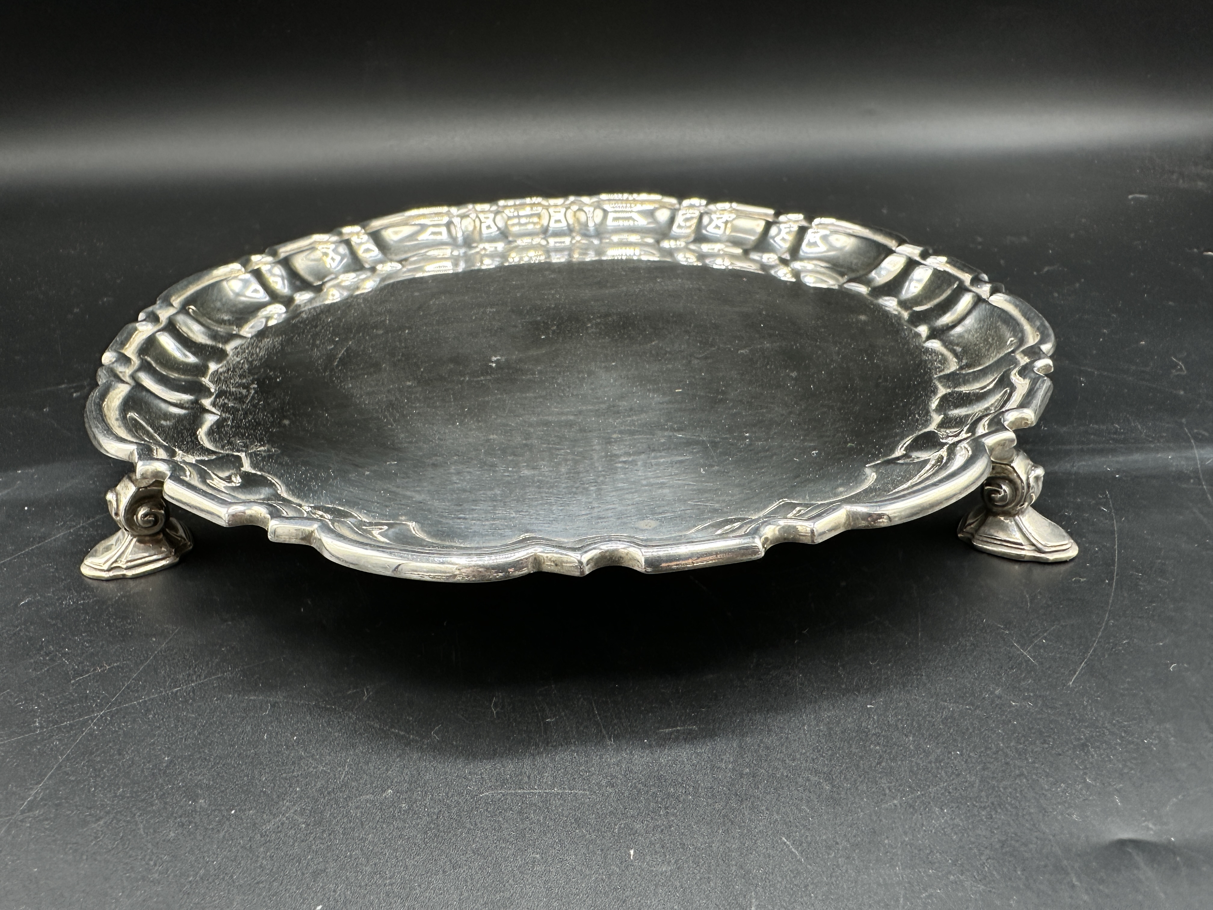 Mappin & Webb silver salver