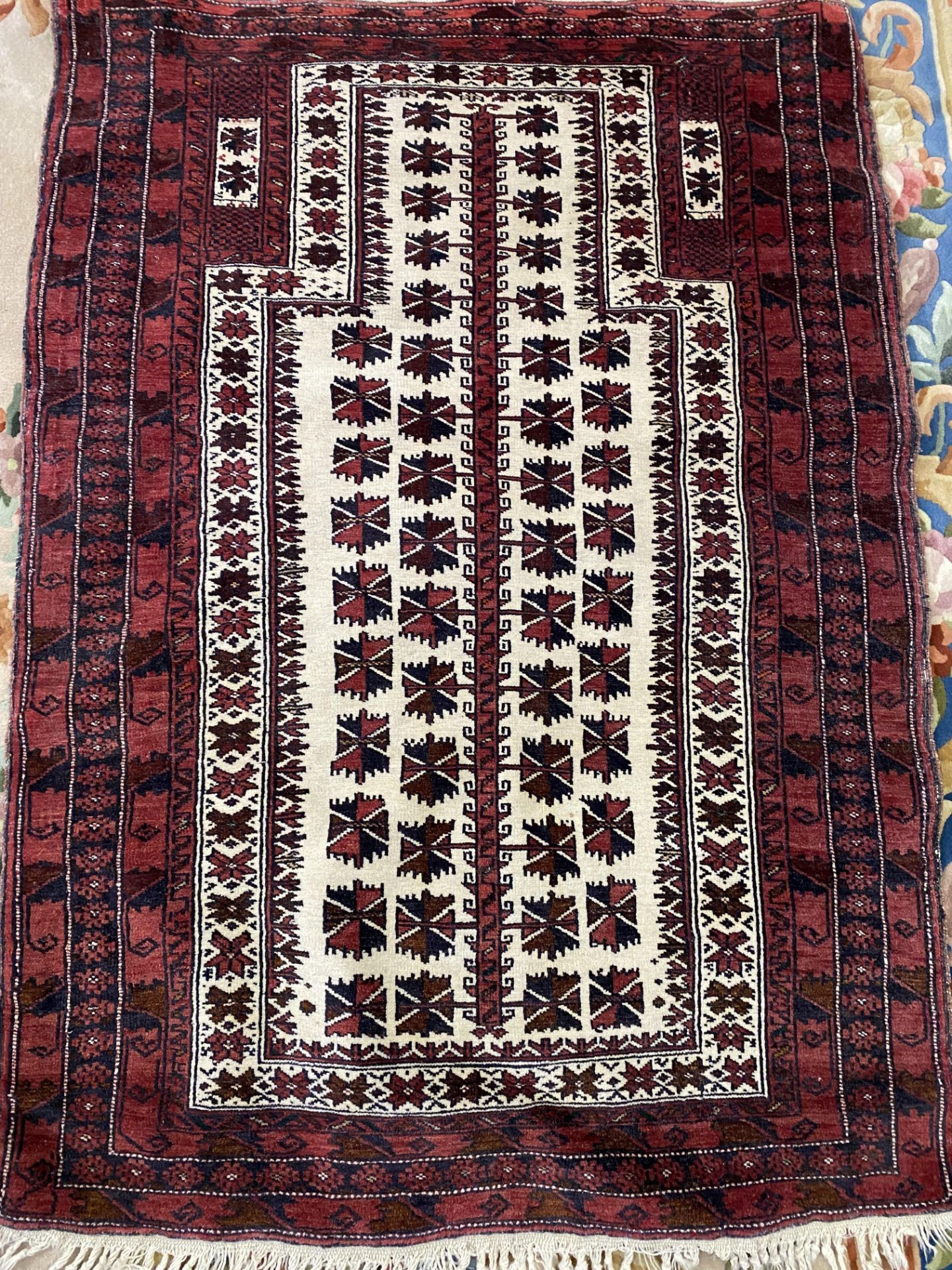 Kayam afgan red wool rug - Image 2 of 3