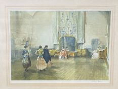 Sir William Russell Flint - framed and glazed print with blindstamp