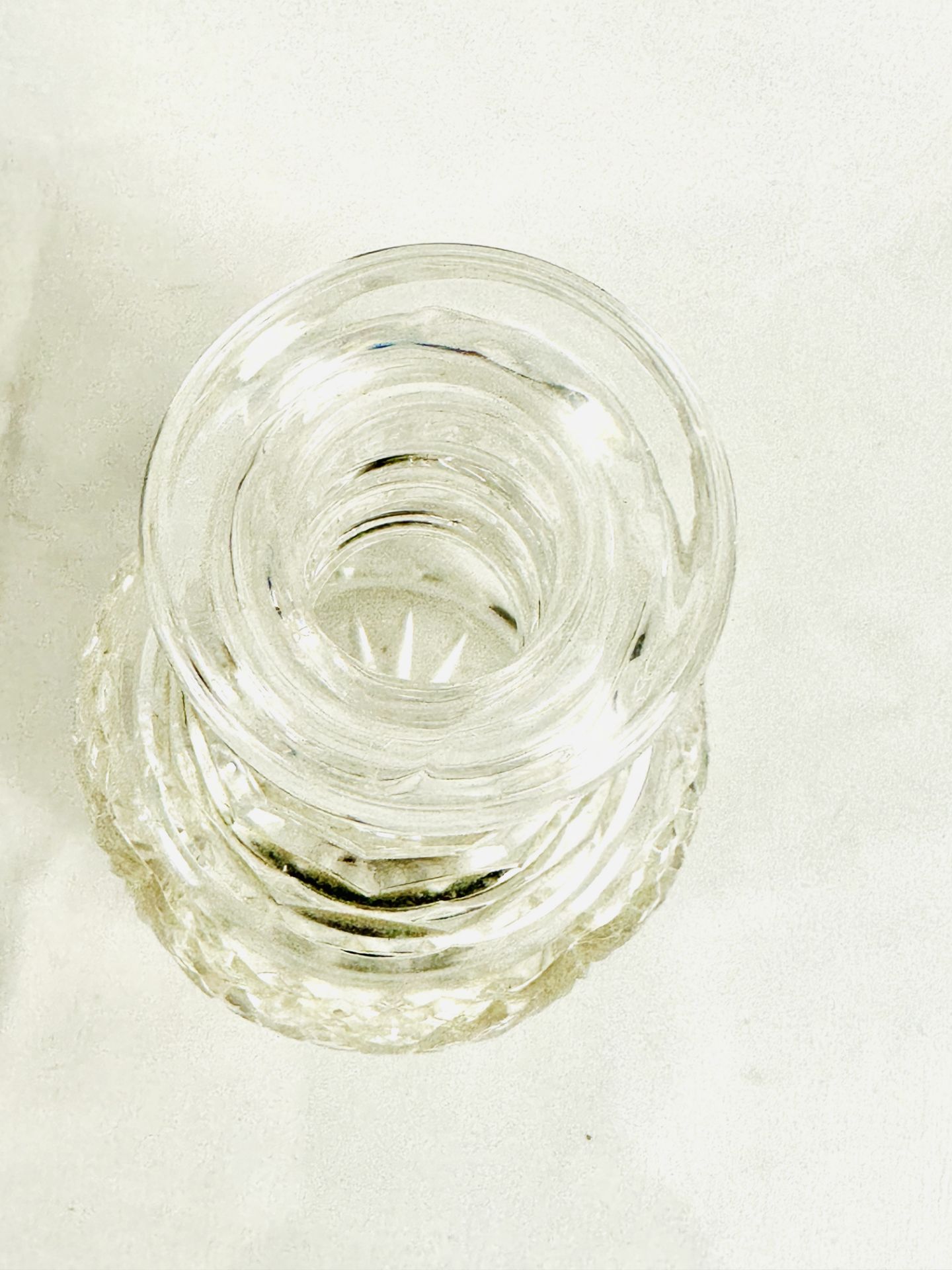 Two cut glass decanters - Bild 5 aus 5
