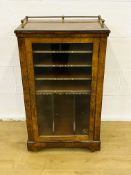 Music cabinet with glazed door