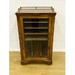 Music cabinet with glazed door