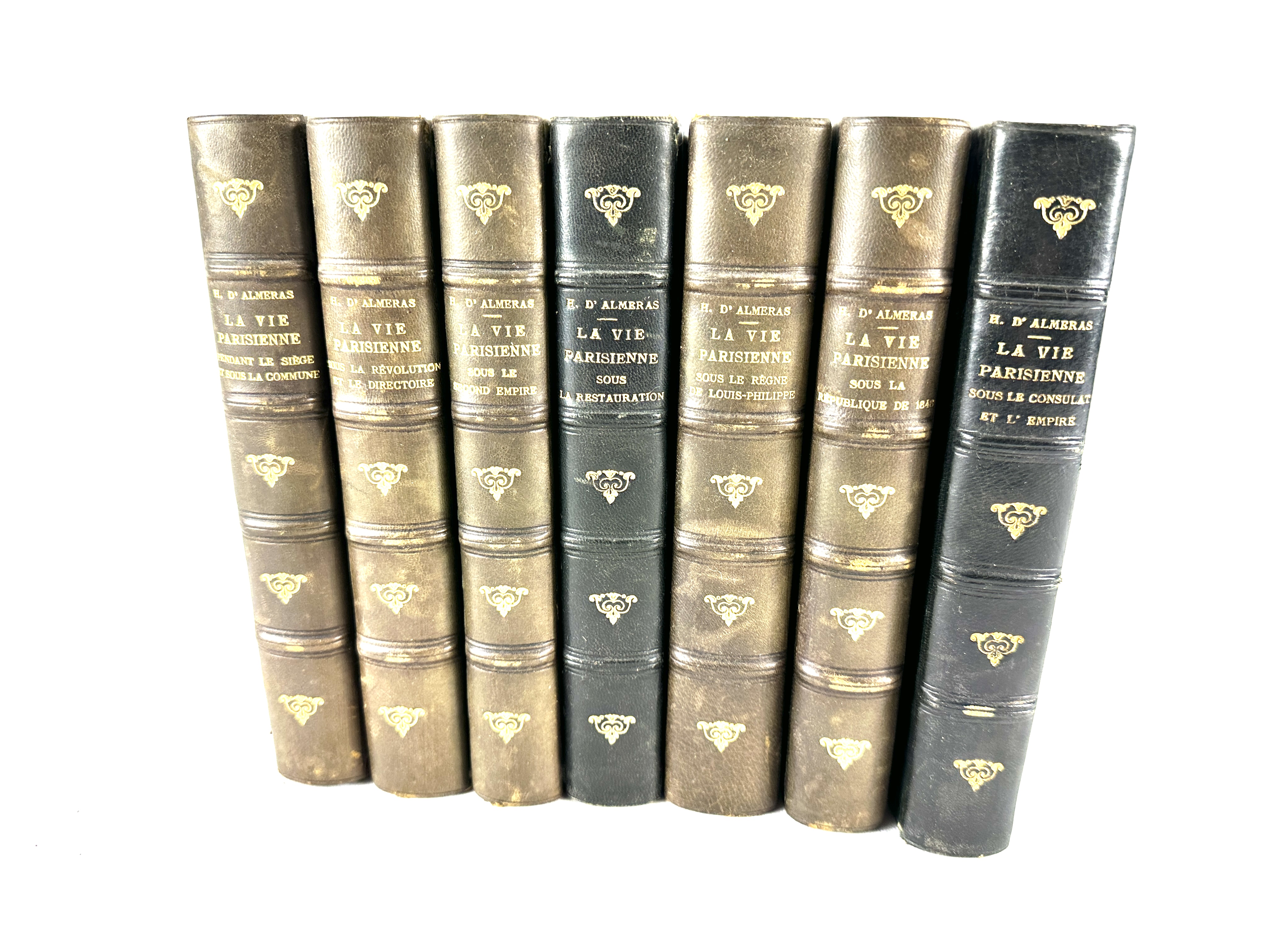 La Vie Parisienne, by Henri D'Almaeras in seven volumes