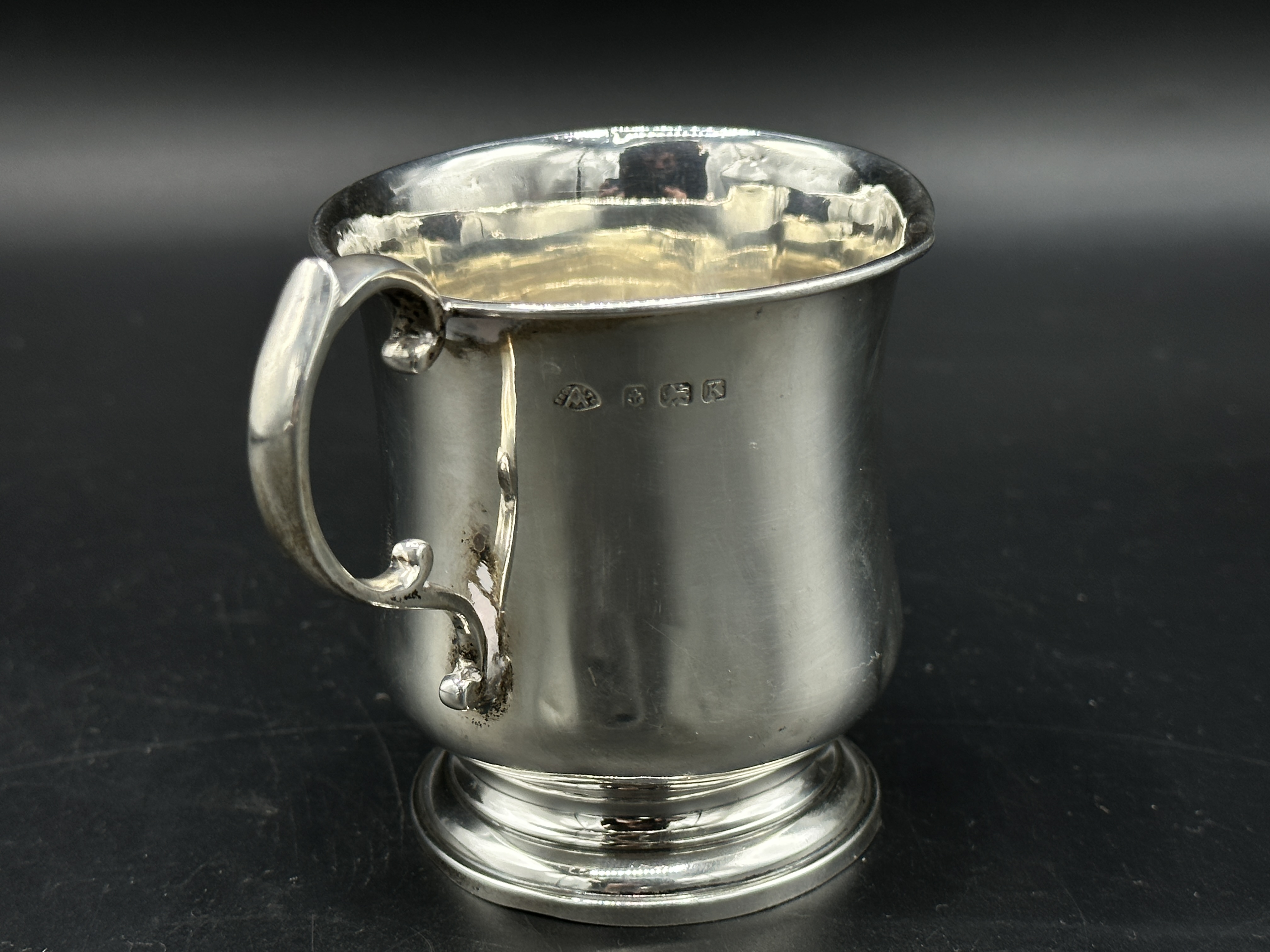 Silver Christening mug - Image 6 of 8