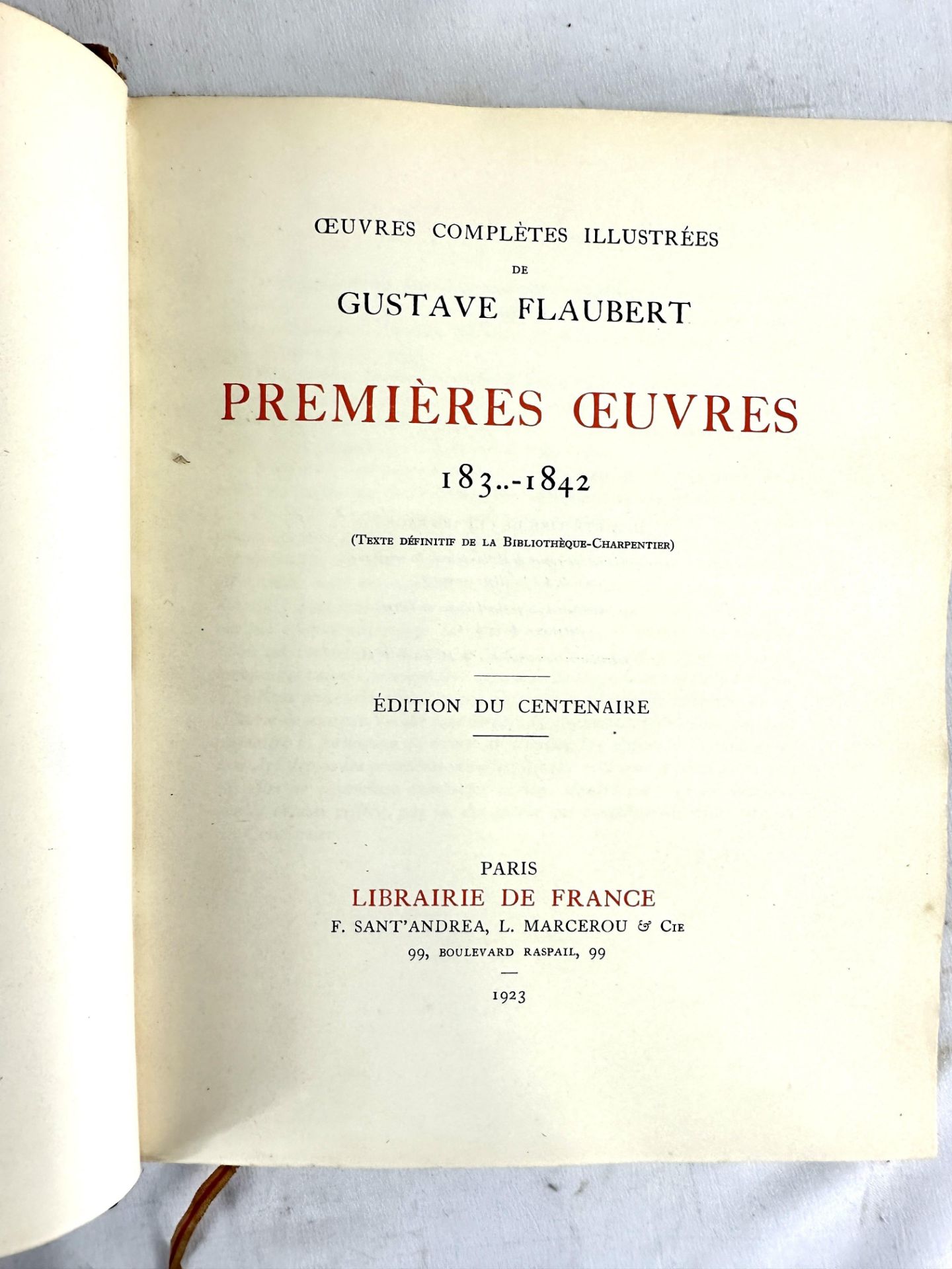A quantity of French leather bound books - Image 4 of 5