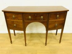 Bow fronted sideboard