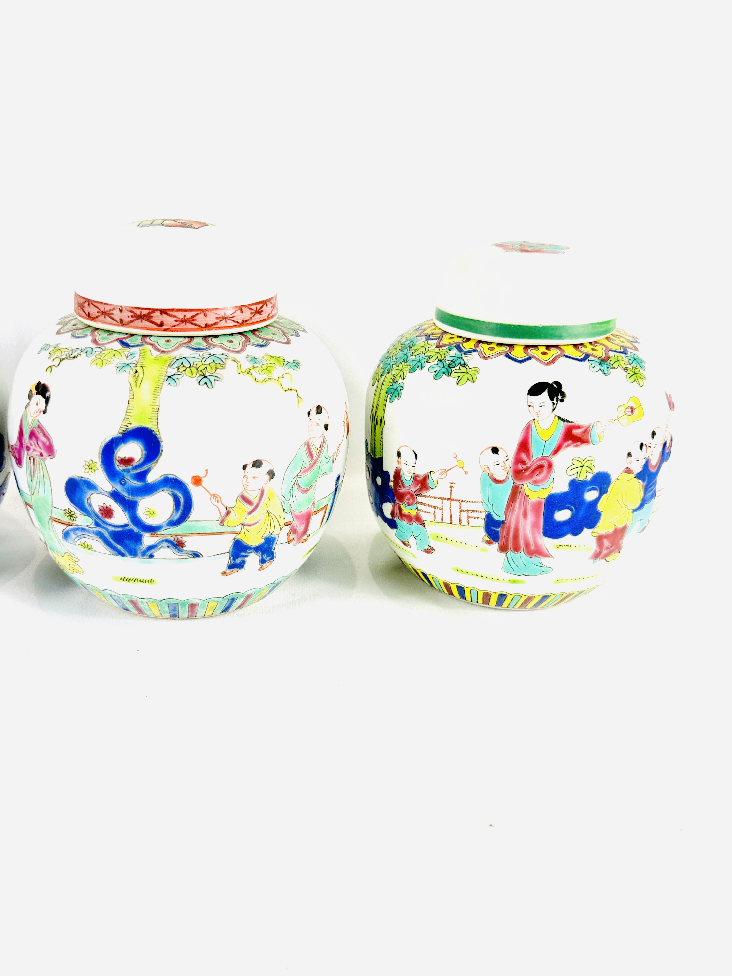 Four Oriental ginger jars - Image 3 of 4