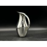 Silver modernist pitcher