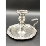 Georgian silver chamberstick, 1816