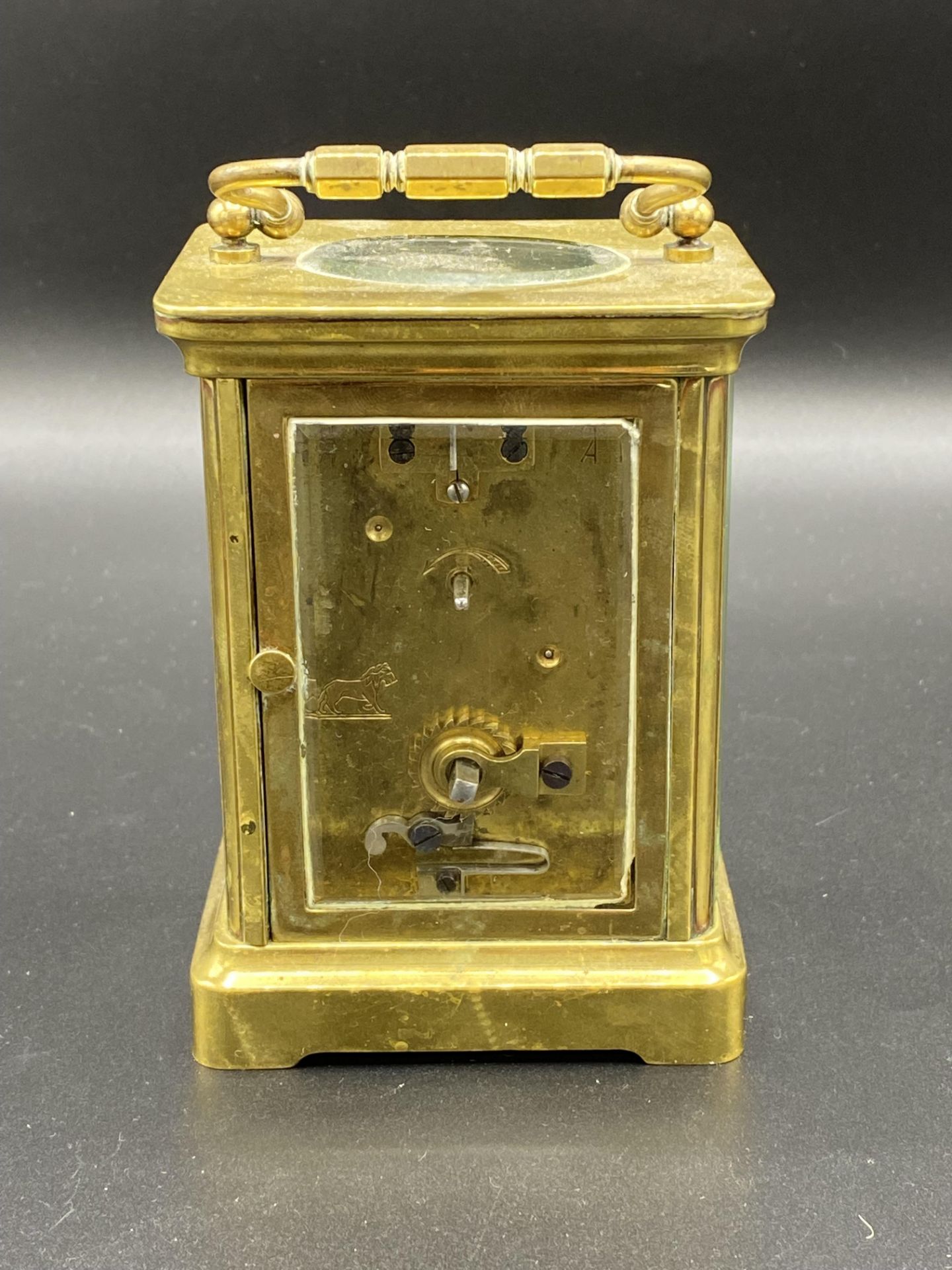 Brass cased carriage clock - Bild 3 aus 5