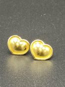 21ct heart shaped earrings