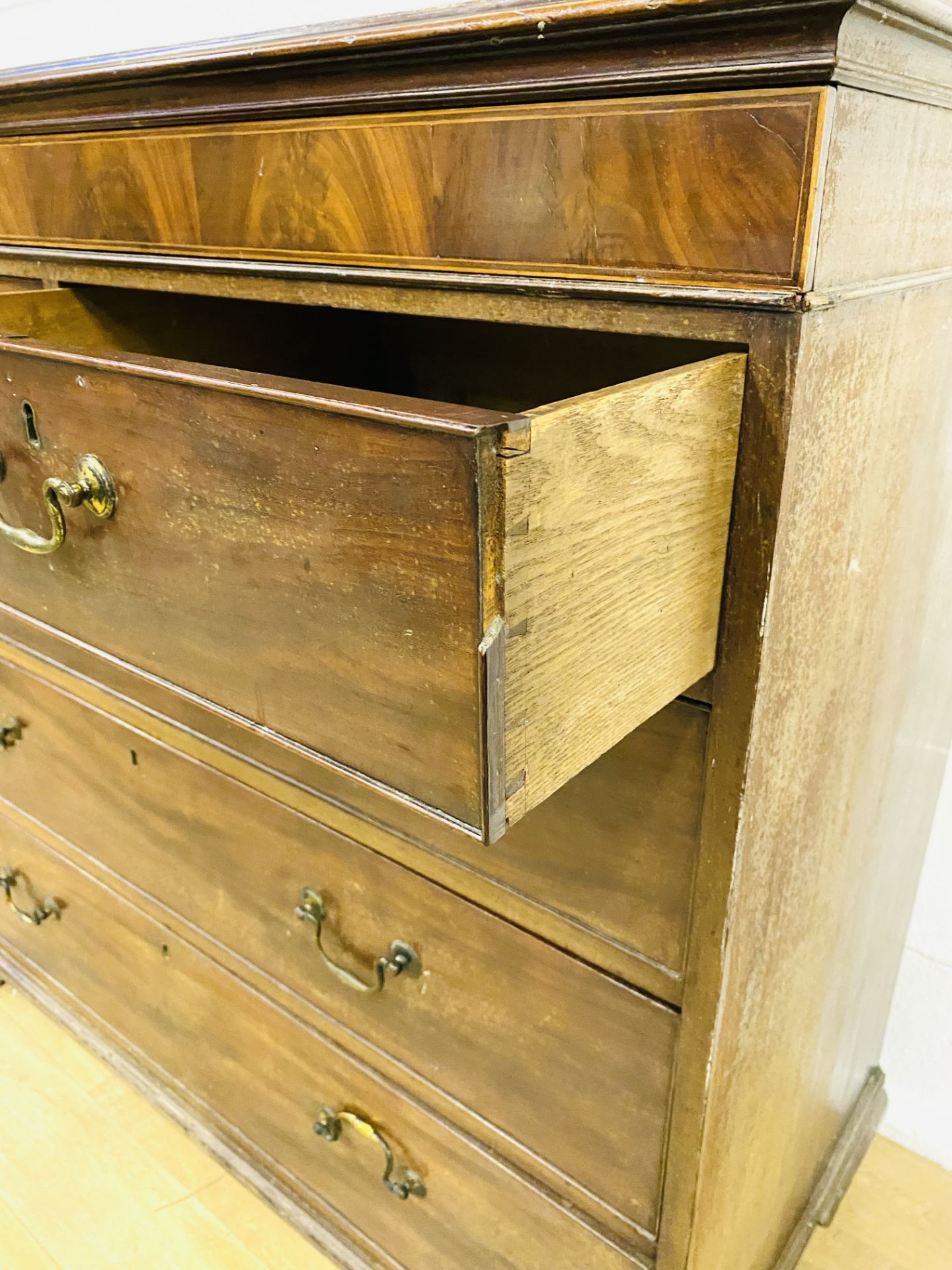 Mahogany chest of drawers - Image 7 of 7