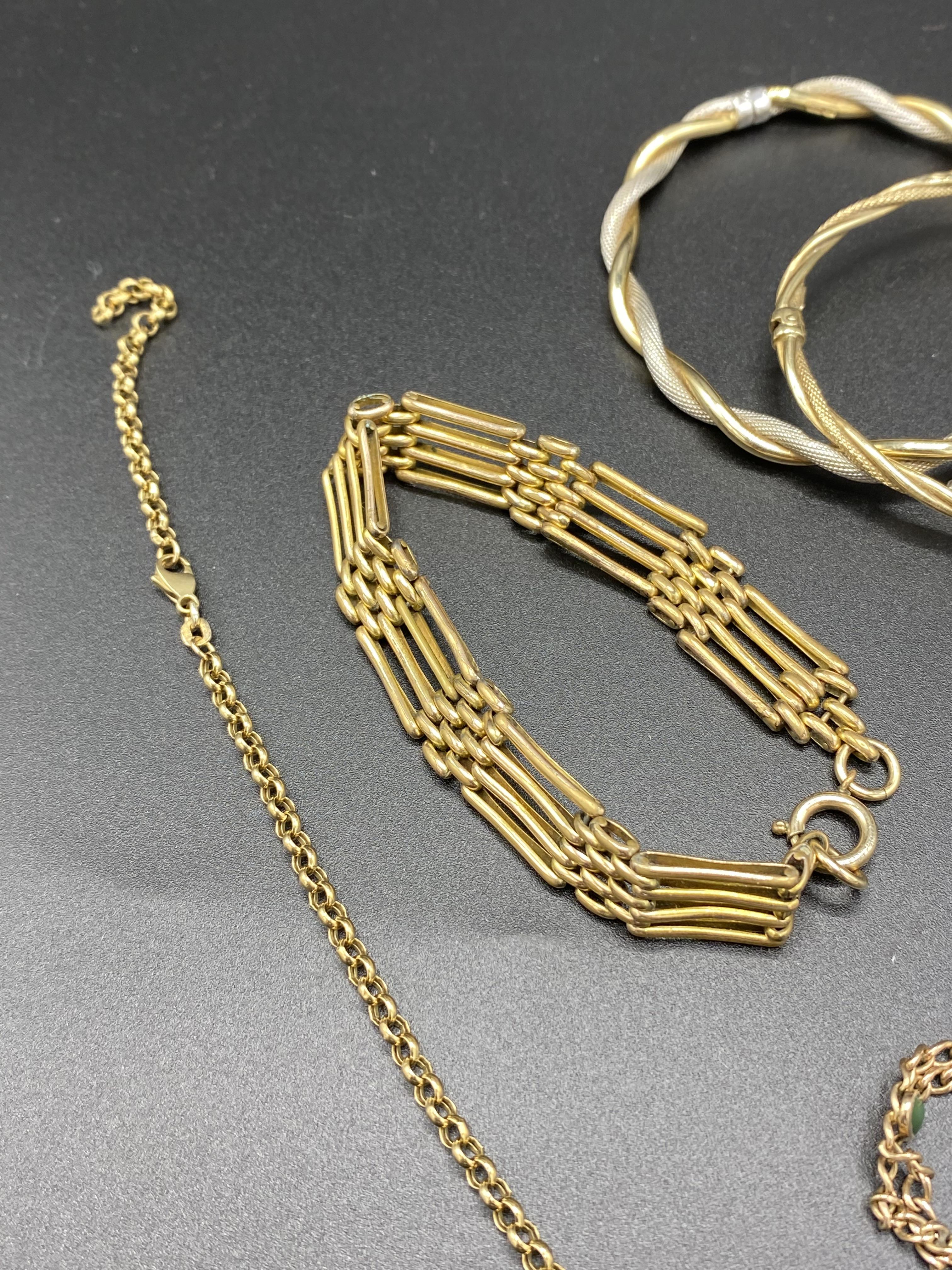 9ct gold chain and other items - Image 3 of 5