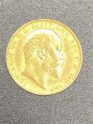 Edward VII gold sovereign 1903