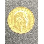 Edward VII gold sovereign 1903