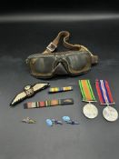 WWII War Medal and related items