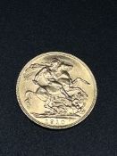 1910 gold sovereign