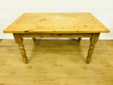 Pine farmhouse table