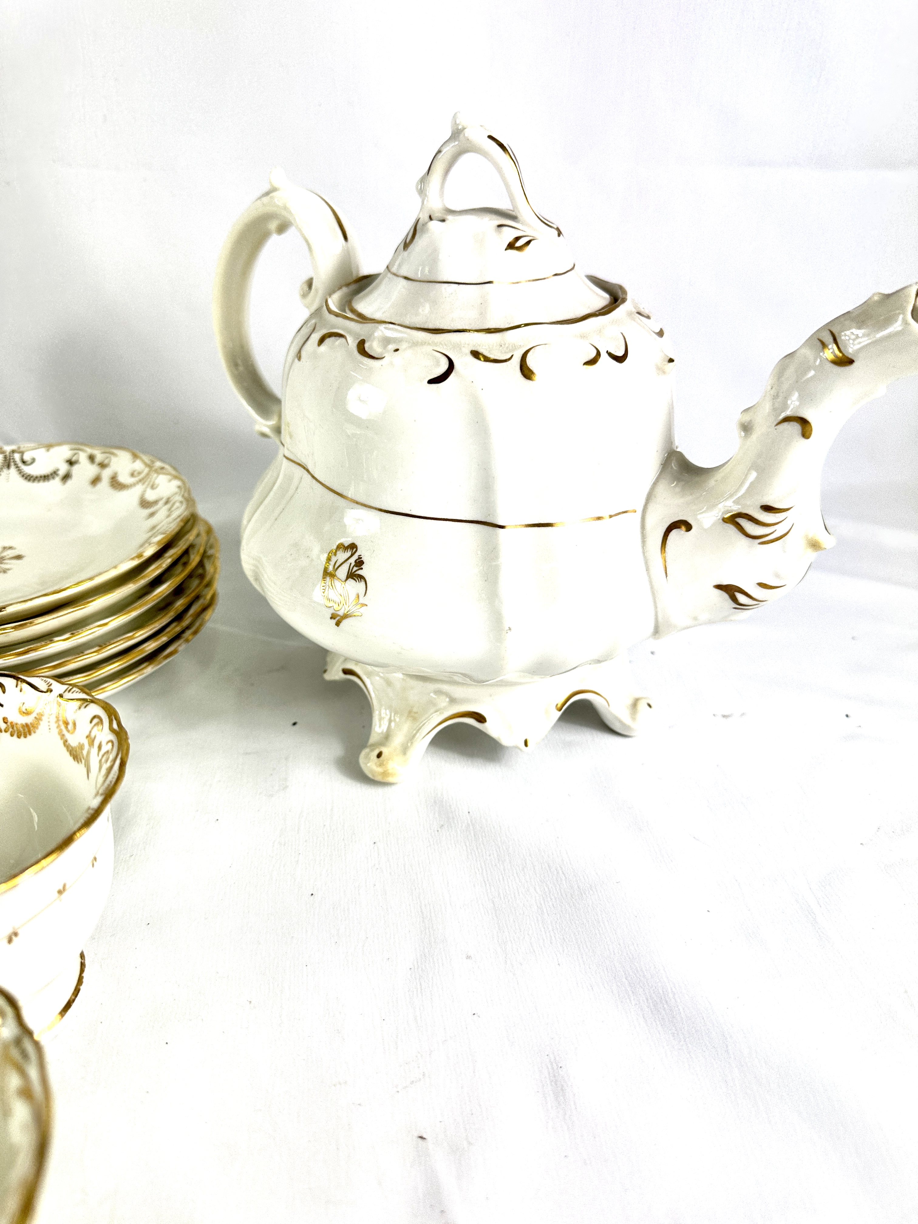 Continental porcelain part tea set - Bild 7 aus 8