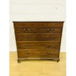 Mahogany chest of drawers