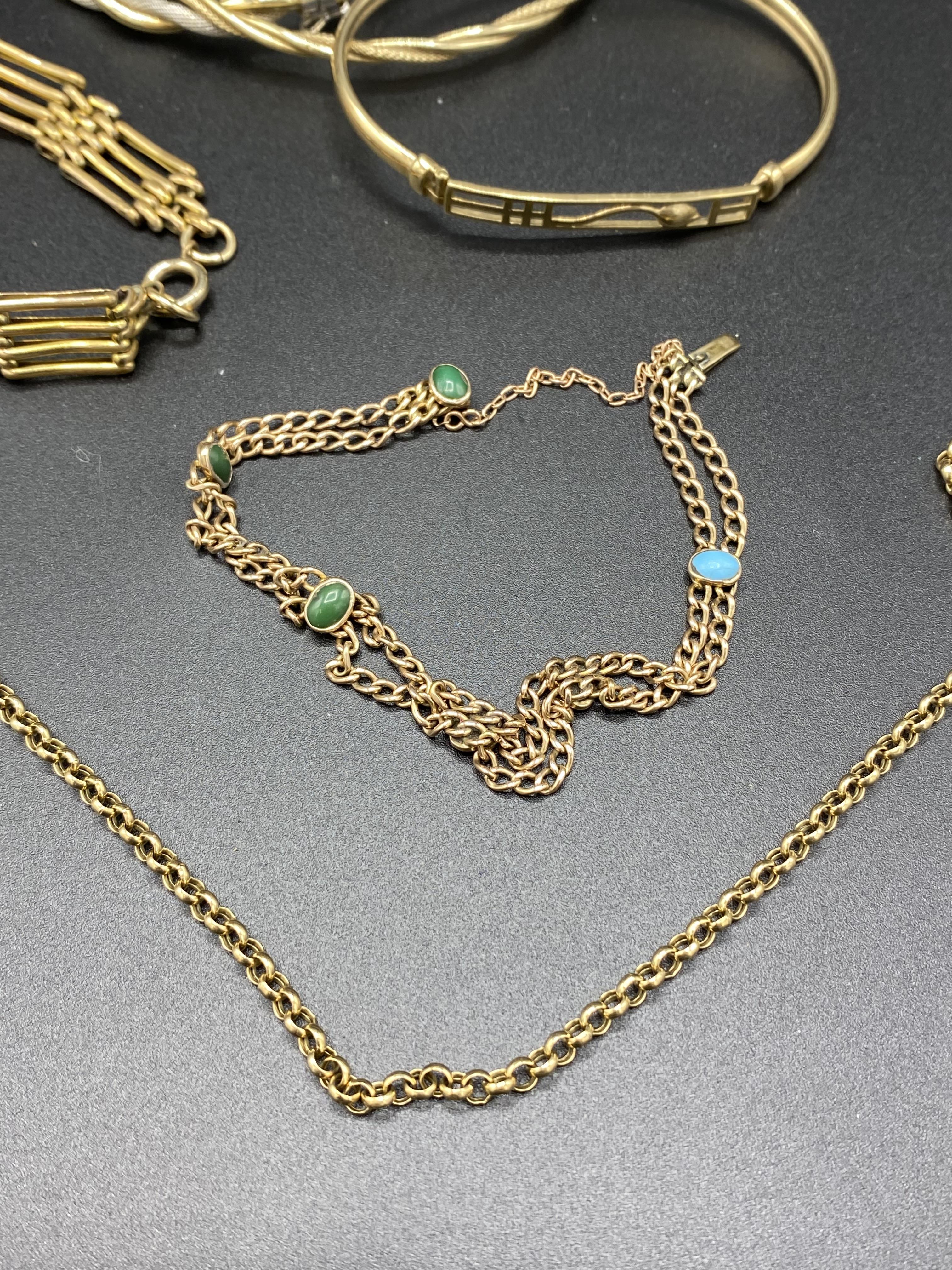 9ct gold chain and other items - Image 4 of 5