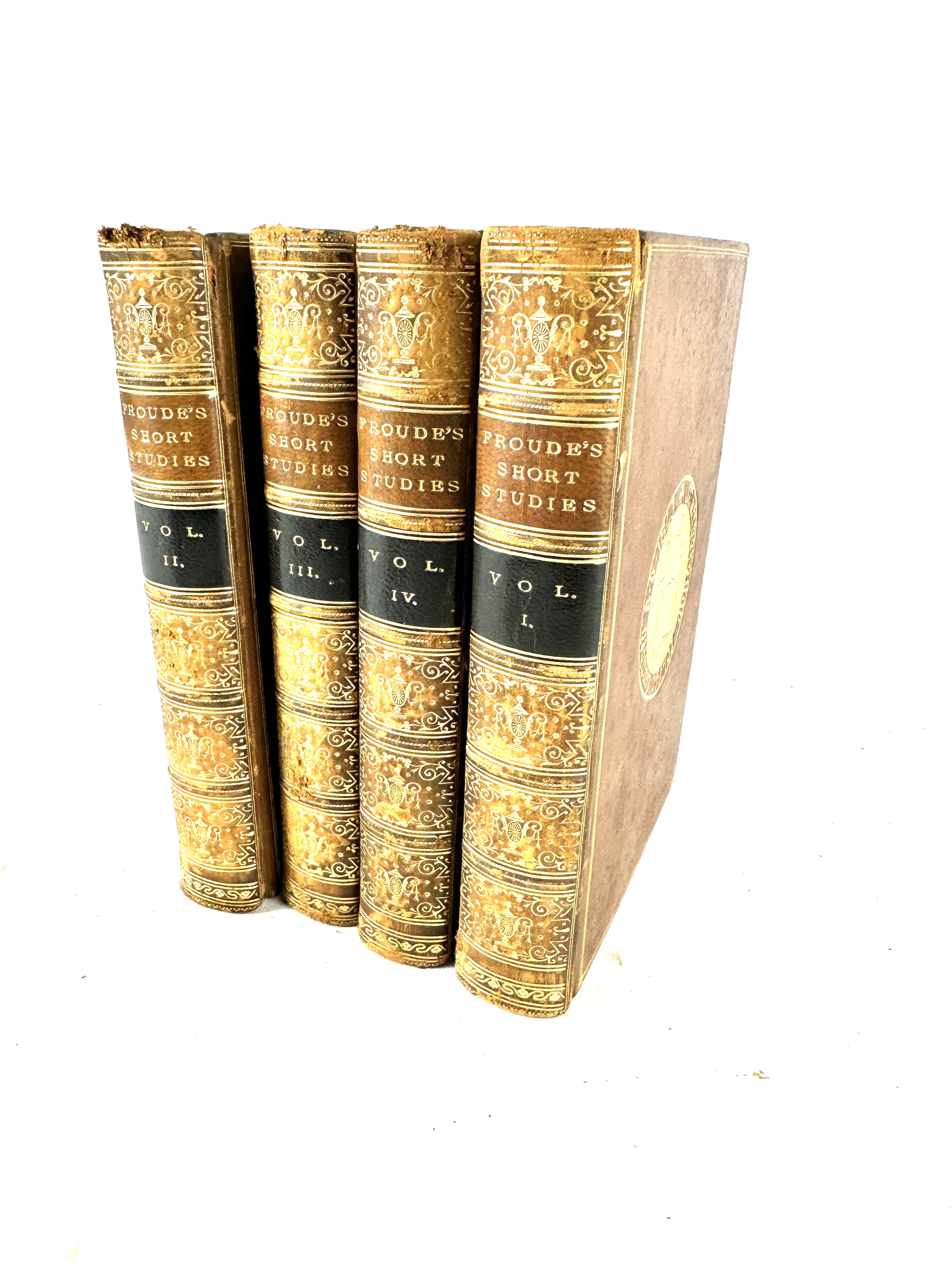 Short Studies of Great Subjects, 1891, four leather bound volumes - Image 2 of 5